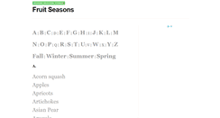 Desktop Screenshot of fruitseasons.com