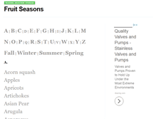 Tablet Screenshot of fruitseasons.com